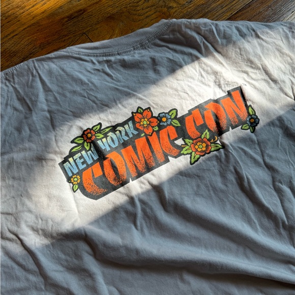 NYCC Floral/Pizza/Sword T-Shirt 🩶 Size 2X - Picture 1 of 5